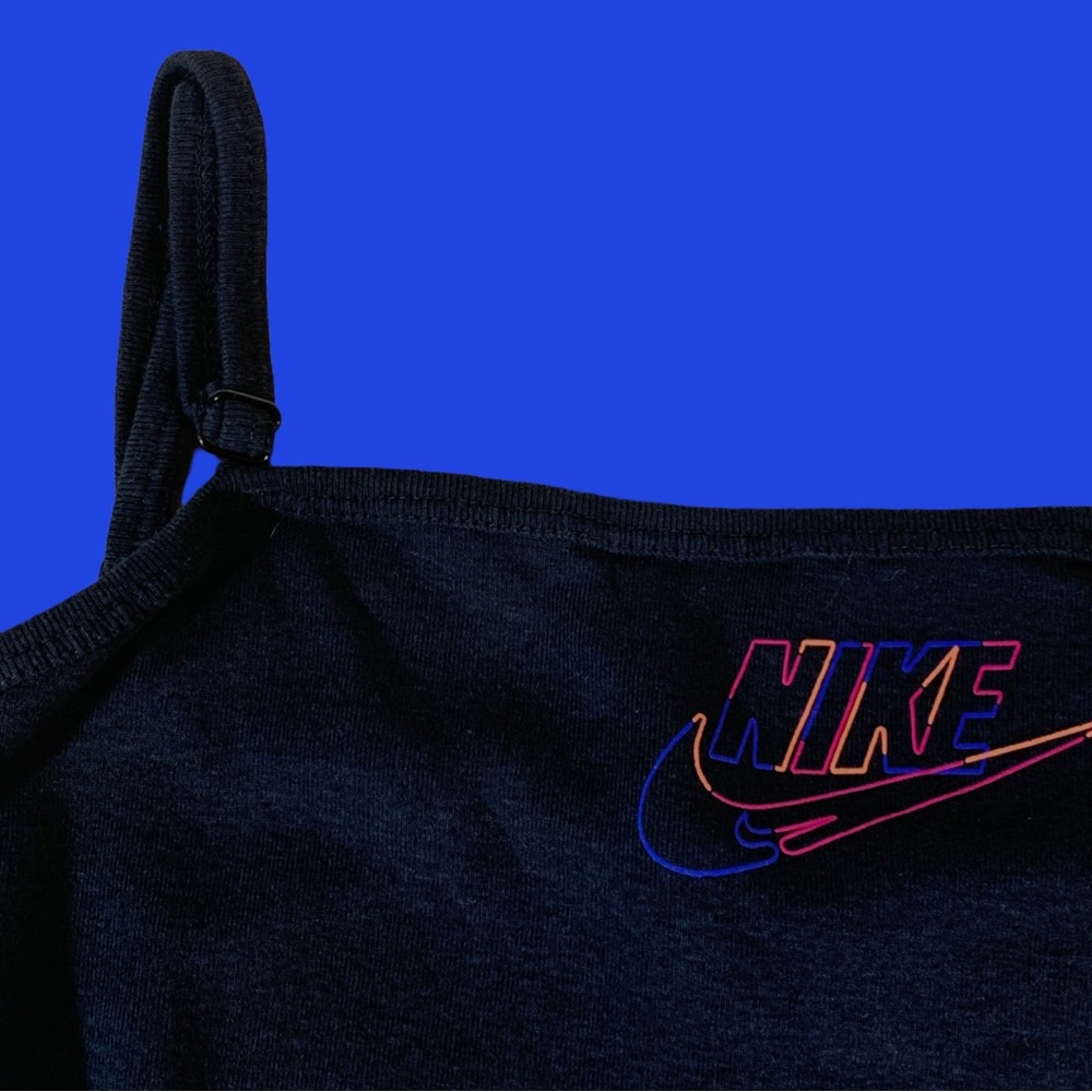 Nike Tank Crop Top Womens Size Small Black